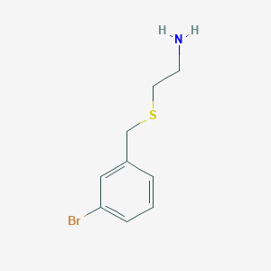 molecular formula C9H12BrNS B3034198 2-(3-Bromo-benzylsulfanyl)-ethylamine CAS No. 143627-47-8