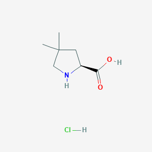 (S)-4,4-Dimethylpyrrolidine-2-carboxylic acid hydrochloride