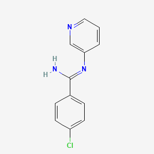 4-chloro-N-(3-pyridinyl)benzenecarboximidamide