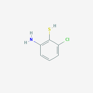 molecular formula C6H6ClNS B3034212 2-Amino-6-chlorobenzene-1-thiol CAS No. 14482-33-8