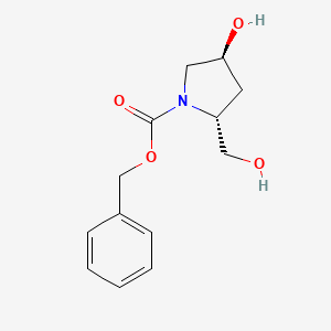 benzyl (2R,4S)-4-hydroxy-2-(hydroxymethyl)pyrrolidine-1-carboxylate