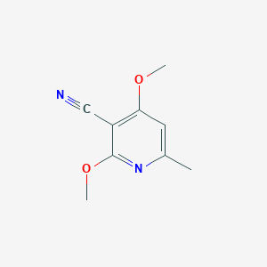 molecular formula C9H10N2O2 B3034217 2,4-Dimethoxy-6-methylnicotinonitrile CAS No. 1450662-05-1