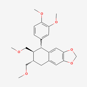 molecular formula C23H28O6 B3034220 Isolintetralin CAS No. 145459-30-9