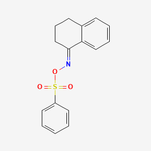 molecular formula C16H15NO3S B3034222 {[3,4-二氢-1(2H)-萘甲酰亚氨基氧基}(二氧代)苯基-λ~6~-硫烷 CAS No. 145609-82-1