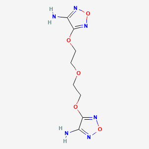 4-(2-{2-[(4-Amino-1,2,5-oxadiazol-3-yl)oxy]ethoxy}ethoxy)-1,2,5-oxadiazol-3-amine