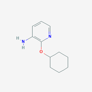 molecular formula C11H16N2O B3034230 2-(Cyclohexyloxy)pyridin-3-amine CAS No. 147143-56-4