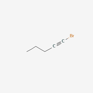 molecular formula C5H7B B3034234 1-Bromo-1-pentyne CAS No. 14752-60-4