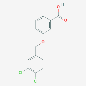 molecular formula C14H10Cl2O3 B3034239 3-[(3,4-Dichlorobenzyl)oxy]benzoic acid CAS No. 148255-31-6