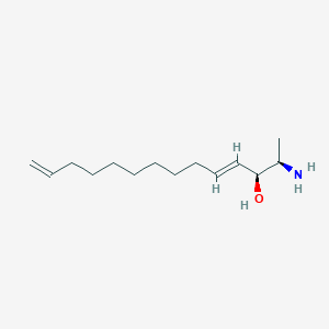 molecular formula C14H27NO B3034257 (2R,3S,4E)-2-aminotetradeca-4,13-dien-3-ol CAS No. 150151-85-2