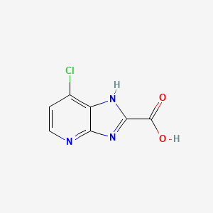 7-chloro-3H-imidazo[4,5-b]pyridine-2-carboxylic acid