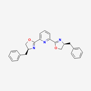 molecular formula C25H23N3O2 B3034270 2,6-双[(4S)-苄基-2-恶唑啉-2-基]吡啶 CAS No. 151670-69-8