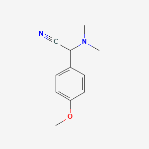 molecular formula C11H14N2O B3034273 2-(Dimethylamino)-2-(4-methoxyphenyl)acetonitrile CAS No. 15190-05-3