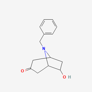 8-Benzyl-6-hydroxy-8-azabicyclo[3.2.1]octan-3-one