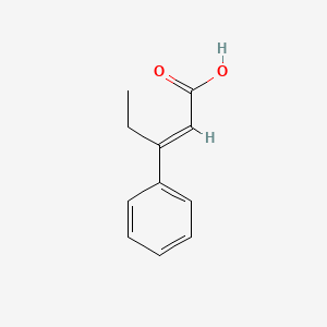 molecular formula C11H12O2 B3034293 3-苯基戊-2-烯酸 CAS No. 1528-58-1