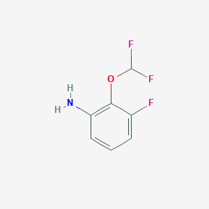 molecular formula C7H6F3NO B3034294 2-(Difluoromethoxy)-3-fluoroaniline CAS No. 153468-97-4