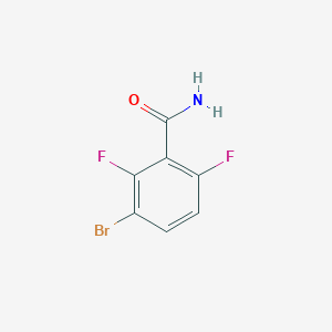molecular formula C7H4BrF2NO B3034299 3-Bromo-2,6-difluorobenzamide CAS No. 1541810-83-6