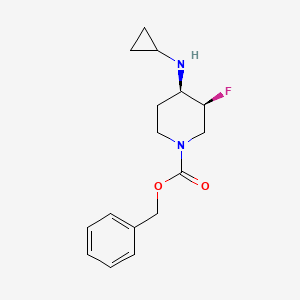 (3S,4R)-Benzyl 4-(cyclopropylamino)-3-fluoropiperidine-1-carboxylate