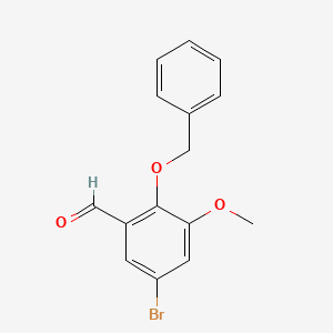 2-(Benzyloxy)-5-bromo-3-methoxybenzaldehyde