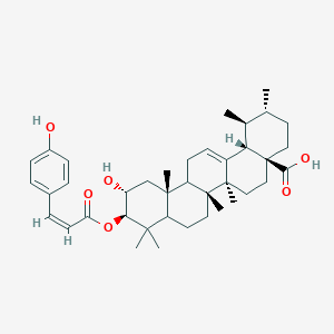 molecular formula C39H54O6 B3034311 3-beta-O-(cis-p-Coumaroyl)corosolic acid CAS No. 155800-17-2