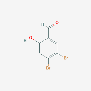 molecular formula C7H4Br2O2 B3034314 4,5-Dibromo-2-hydroxybenzaldehyde CAS No. 156089-67-7