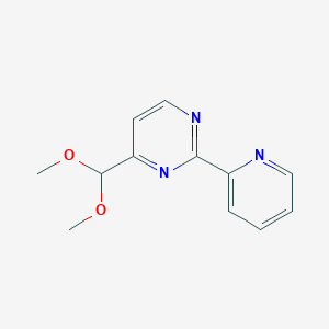 4-(Dimethoxymethyl)-2-(pyridin-2-yl)pyrimidine
