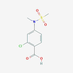 2-Chloro-4-[methyl(methylsulfonyl)amino]benzoic acid