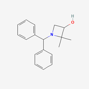 molecular formula C18H21NO B3034346 1-(Diphenylmethyl)-2,2-dimethylazetidin-3-OL CAS No. 159556-73-7