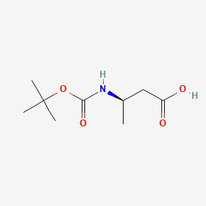 molecular formula C9H17NO4 B3034351 (R)-N-Boc-3-aminobutyric acid CAS No. 159991-23-8