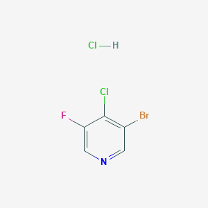 molecular formula C5H3BrCl2FN B3034358 3-溴-4-氯-5-氟吡啶盐酸盐 CAS No. 1613192-96-3