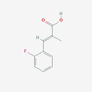 molecular formula C10H9FO2 B3034361 2-甲基-3-(2-氟苯基)丙烯酸 CAS No. 1616612-03-3