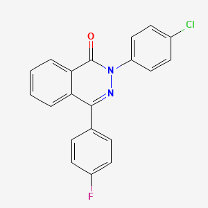 molecular formula C20H12ClFN2O B3034362 2-(4-chlorophenyl)-4-(4-fluorophenyl)-1(2H)-phthalazinone CAS No. 161716-18-3