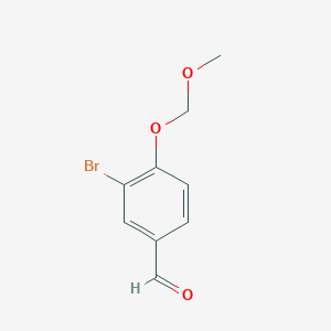 molecular formula C9H9BrO3 B3034366 3-Bromo-4-(methoxymethoxy)benzaldehyde CAS No. 162269-90-1