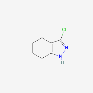 molecular formula C7H9ClN2 B3034369 3-Chloro-4,5,6,7-tetrahydro-1H-indazole CAS No. 1626336-97-7