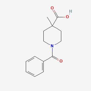 molecular formula C14H17NO3 B3034371 1-Benzoyl-4-methylpiperidine-4-carboxylic acid CAS No. 162648-31-9