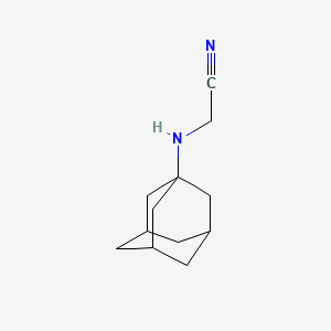 molecular formula C12H18N2 B3034388 (1-Adamantylamino)acetonitrile CAS No. 16782-40-4
