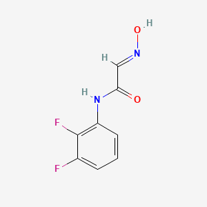(E)-N-(2,3-Difluorophenyl)-2-(hydroxyimino)acetamide