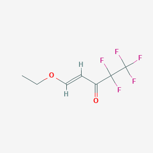 molecular formula C7H7F5O2 B3034404 (1E)-1-ethoxy-4,4,5,5,5-pentafluoropent-1-en-3-one CAS No. 170118-60-2