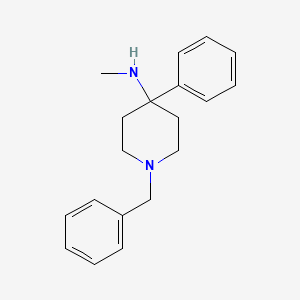 1-benzyl-N-methyl-4-phenylpiperidin-4-amine