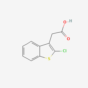 2-(2-Chloro-1-benzothiophen-3-yl)acetic acid