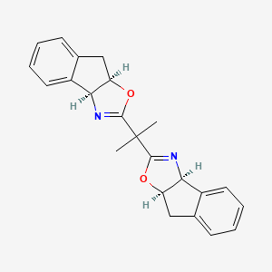 (3Ar,8bS)-2-[2-[(3aR,8bS)-4,8b-dihydro-3aH-indeno[1,2-d][1,3]oxazol-2-yl]propan-2-yl]-4,8b-dihydro-3aH-indeno[1,2-d][1,3]oxazole