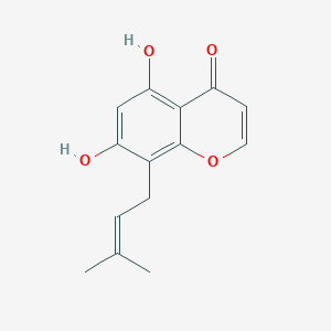 molecular formula C14H14O4 B3034438 Eriosematin A CAS No. 175448-02-9