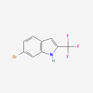 molecular formula C9H5BrF3N B3034456 6-溴-2-三氟甲基-1H-吲哚 CAS No. 1782390-81-1