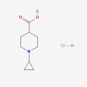 molecular formula C9H16ClNO2 B3034468 1-Cyclopropylpiperidine-4-carboxylic acid hydrochloride CAS No. 1788624-39-4