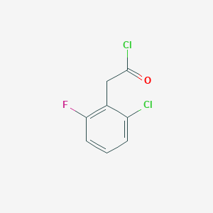 molecular formula C8H5Cl2FO B3034472 2-(2-Chloro-6-fluorophenyl)acetyl chloride CAS No. 179314-61-5
