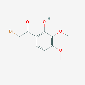 molecular formula C10H11BrO4 B3034495 2-Bromo-1-(2-hydroxy-3,4-dimethoxyphenyl)ethanone CAS No. 18064-92-1