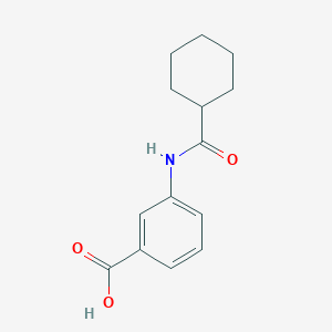 3-(Cyclohexanecarboxamido)benzoic acid