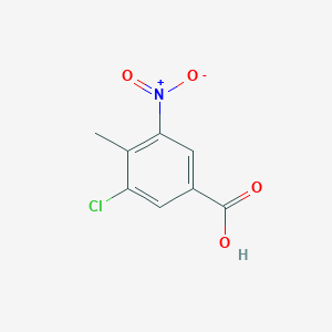 3-Chloro-4-methyl-5-nitrobenzoic acid
