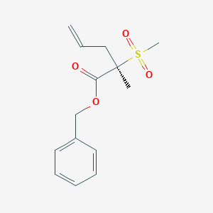 Benzyl (R)-2-methyl-2-(methylsulfonyl)pent-4-enoate