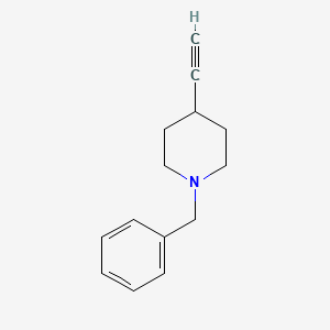 B3034522 1-Benzyl-4-ethynylpiperidine CAS No. 1823325-07-0