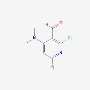 molecular formula C8H8Cl2N2O B3034524 2,6-Dichloro-4-(dimethylamino)nicotinaldehyde CAS No. 1823371-33-0